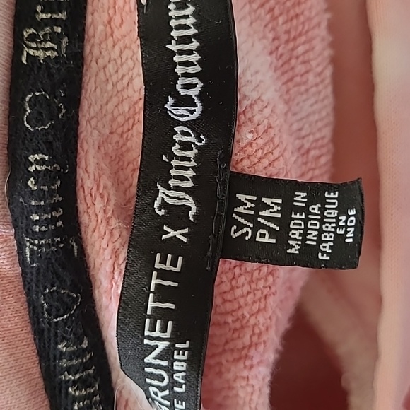 Brunette x Juicy Couture woman's hoodie. Size s/m. - Picture 5 of 5